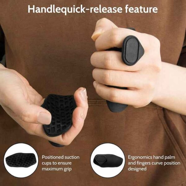 #570 Fingerless Gym Grips - Image 4