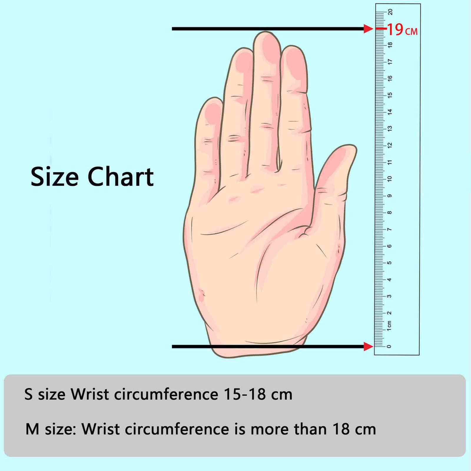 Leather crossfit grips size chart for gym training