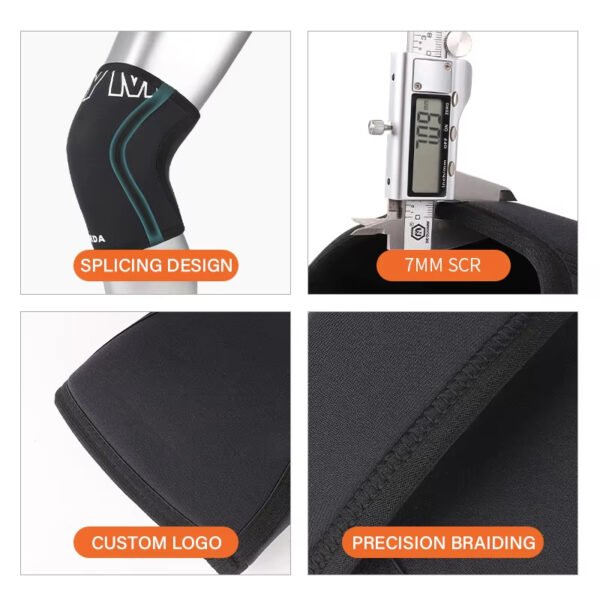 #2235 7mm Neoprene Knee Sleeve - Image 6
