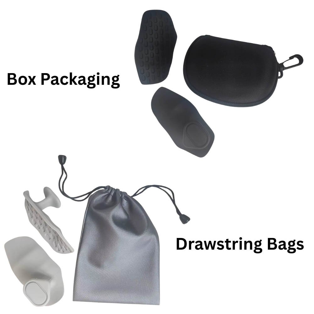 different packaging types of gym grips