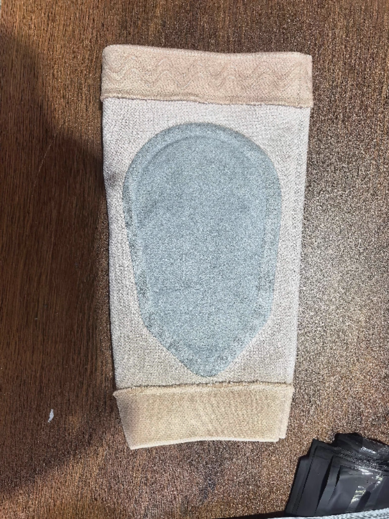 beige dance knee pads