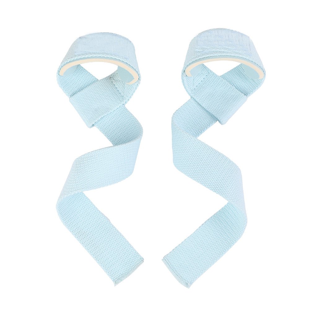 blue lifting straps