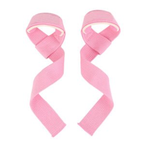 pink lifting straps