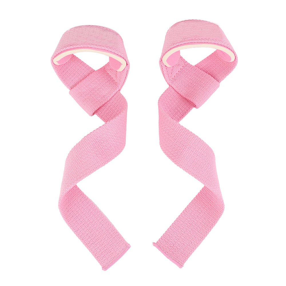 pink lifting straps